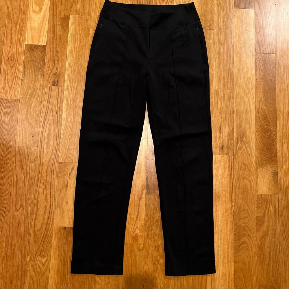Athleta Black Pontine Straight Leg Pants